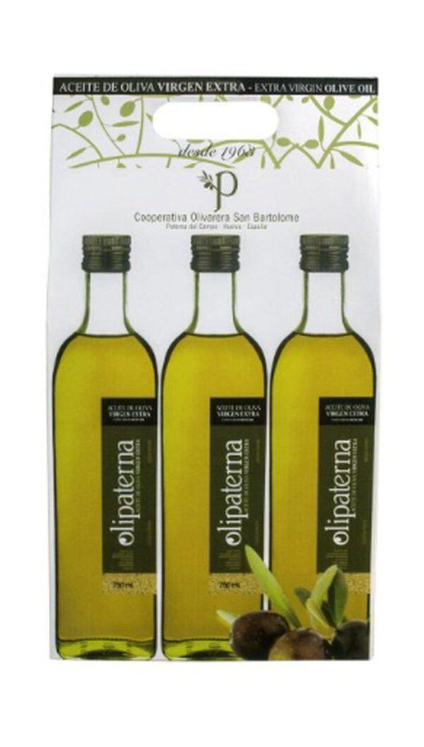 oliwa z oliwek Pack 3 botellas 750ml Olipaterna
